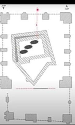 يبعد المسلم على النبي صلى الله عليه وسلم سبعة امتار